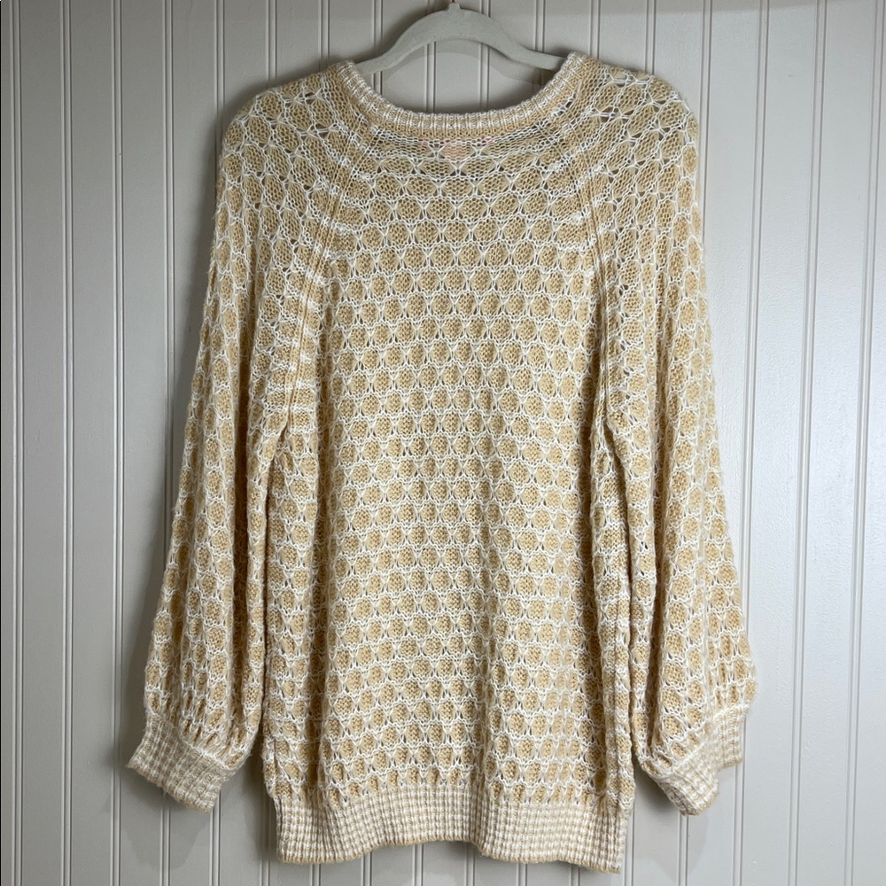 Lilly Pulitzer Women’s Corabelle Sweater Sandbar Honeycomb Size Large - Picture 5 of 9